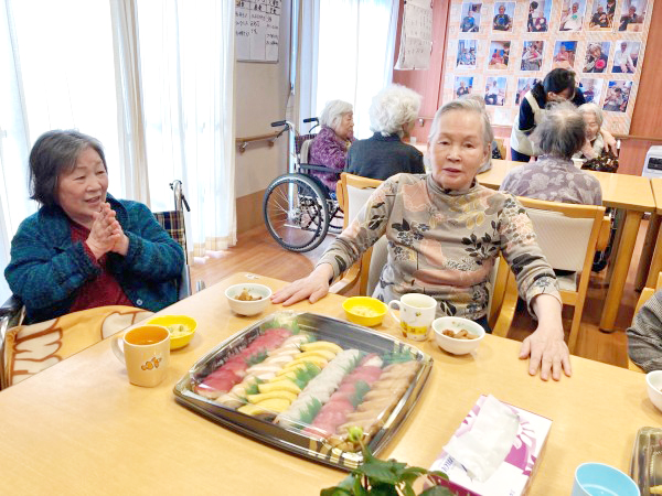 食事イベントの一コマ